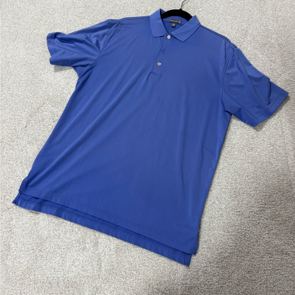 Peter Millar 🔹 Blue Polo Tech Shirt